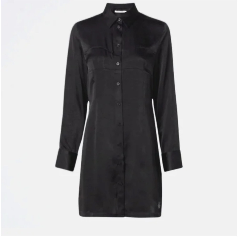 Calvin Klein Jeans Black Shirt Dress